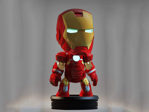 Iron Man Ready To Print 3D 프린트 모델