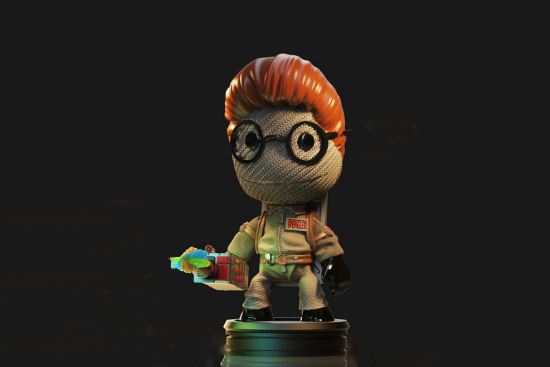 Ghostbuster Ray Ready To Print 3D 프린트 모델 .c4d .max .obj .3ds .fbx .stl .blend