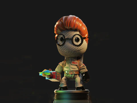 Ghostbuster Ray pronto para imprimir Modelo de Impressão 3D