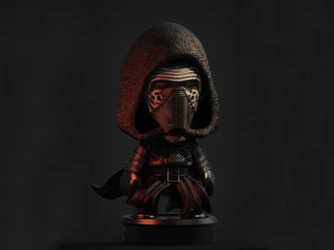 Kylo Ren Ready To Print 3D Print Model
