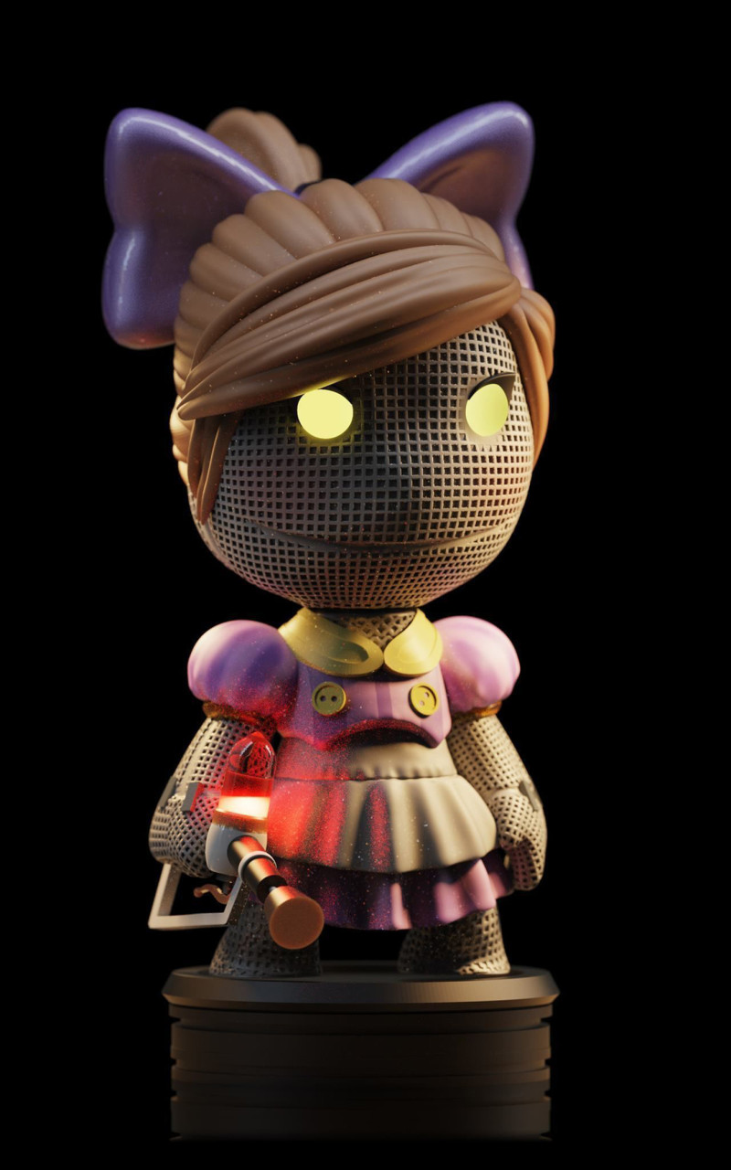Little Sister - Bioshock Ready To Print 3Dプリントモデル .c4d .max .obj .3ds .fbx .stl .blend