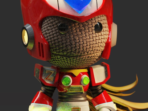 Megaman Zero Ready To Print 3D Print Model