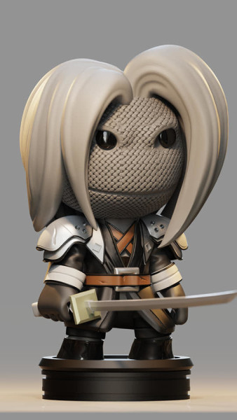 Sephiroth Ready To Print 3D-Druckmodell .c4d .max .obj .3ds .fbx .stl .blend