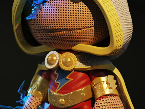 Shazam Chibi pr&ecirc;t &agrave; imprimer Modèles 3D en vedette