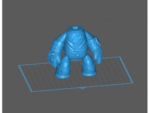 Shazam Chibi Ready To Print Modello di stampa 3D