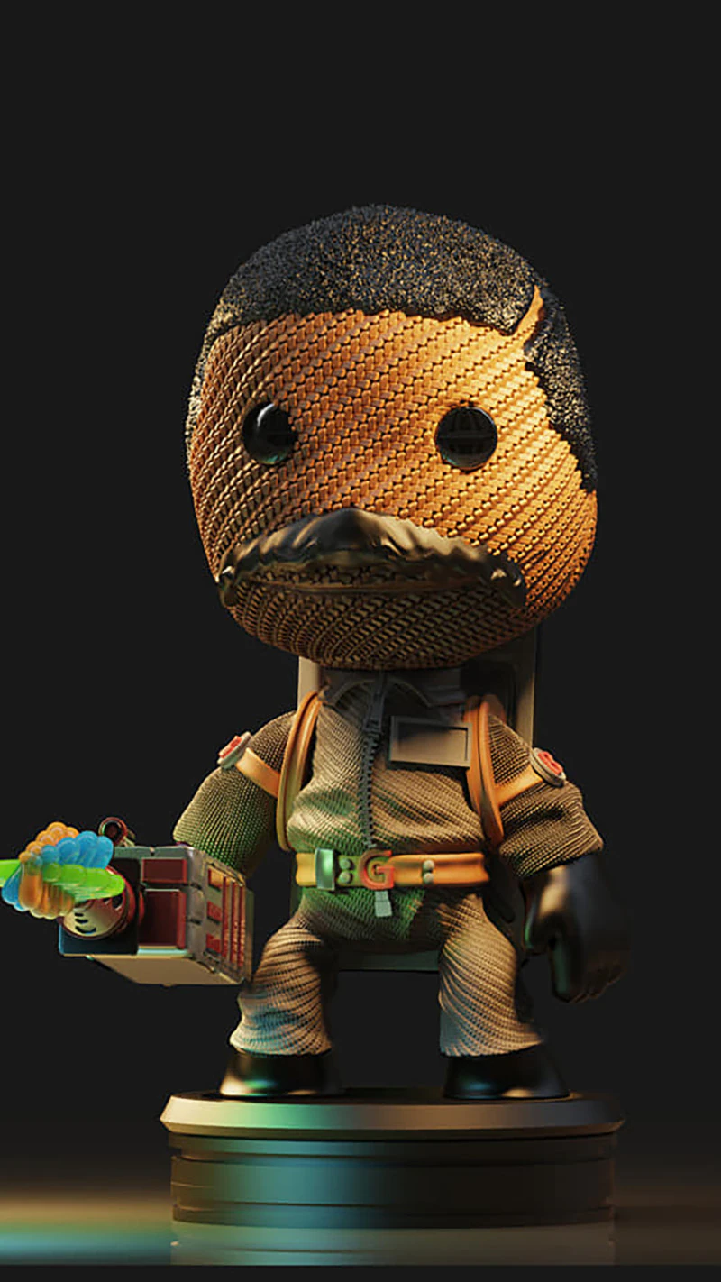 Ghostbuster Zeedmore Ready To Print 3D Print Model .c4d .max .obj .3ds .fbx .stl .blend 