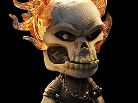 Ghost Rider pronto per la stampa Modello di stampa 3D