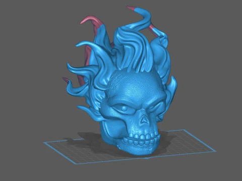 Ghost Rider Ready To Print 3D Print Model