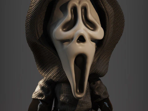 Ghostface gotowy do druku Model do druku 3D