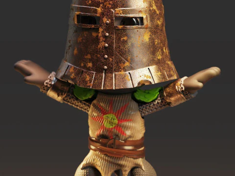 Solaire d'Astora pr&ecirc;t &agrave; imprimer Modèles 3D en vedette