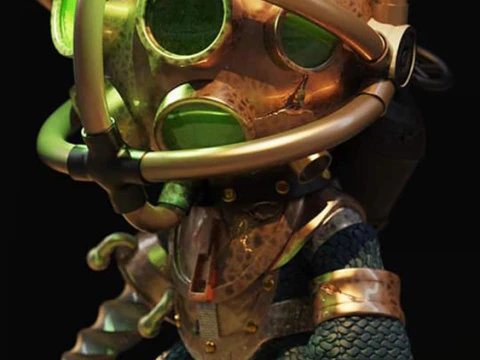 Big Daddy готовий до друку 3D Принт Модель