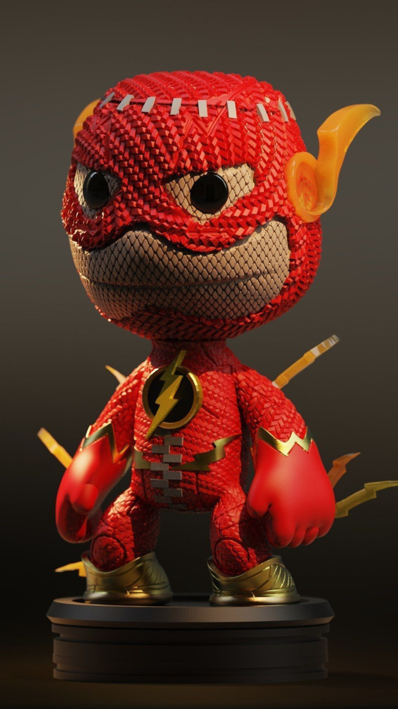Flash Ready To Print Model Cetak 3D .c4d .max .obj .3ds .fbx .stl .blend