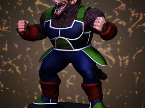 Bardock Oozaru 3D Druckmodell