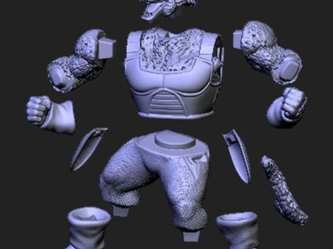 Bardock Oozaru 3D Print Model