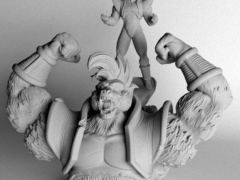 Baby Vegeta Oozaru 3D printmodel