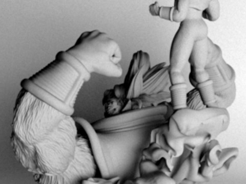 Baby Vegeta Oozaru 3D Print Model