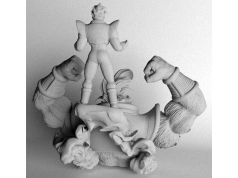 Baby Vegeta Oozaru 3D Print Model