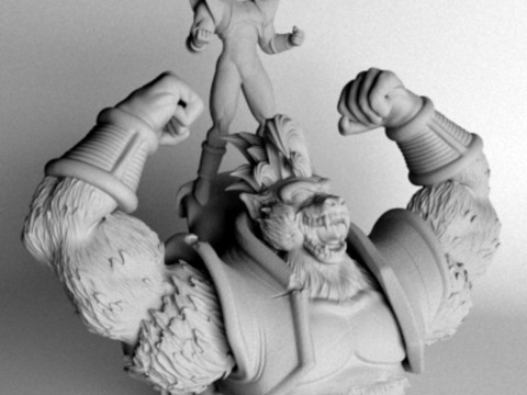 Baby Vegeta Oozaru 3D Print Model