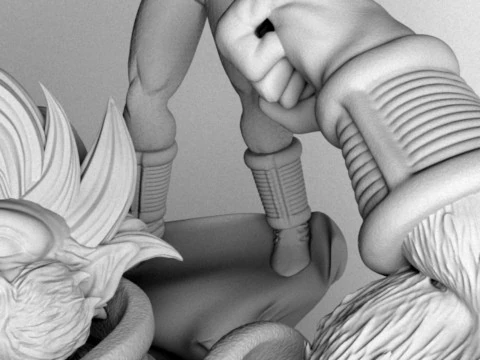 Baby Vegeta Oozaru 3D Print Model