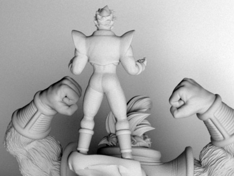 Baby Vegeta Oozaru 3D Print Model