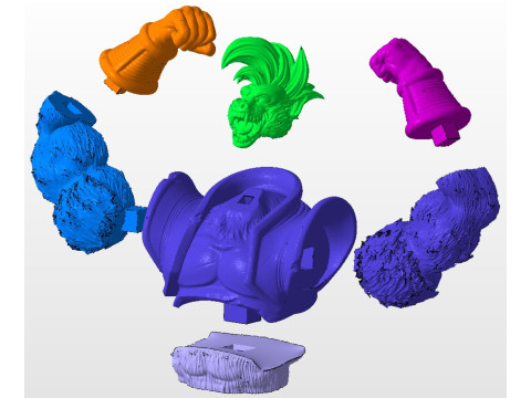 Baby Vegeta Oozaru 3D Print Model