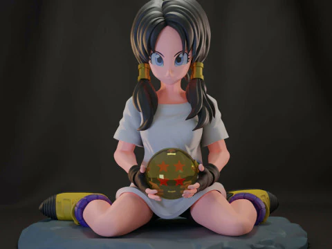 Videl - Dragon Ball 3D Print Model