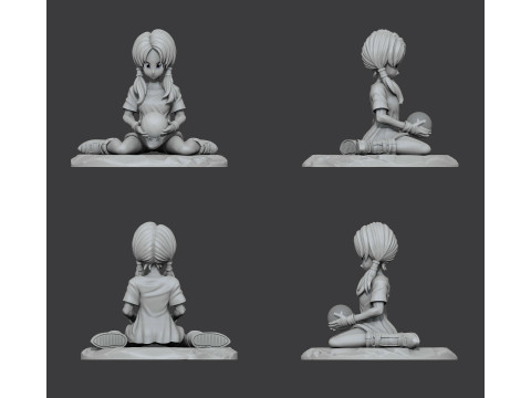 Videl - Dragon Ball 3D Print Model