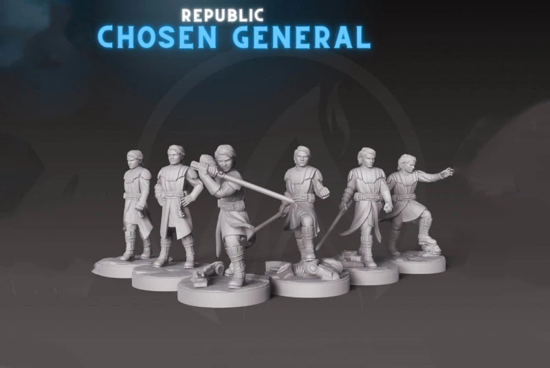 Chosen General 3D Print Model .c4d .max .obj .3ds .fbx .stl .blend 