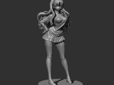 Rin Tohsaka 3D Print Model