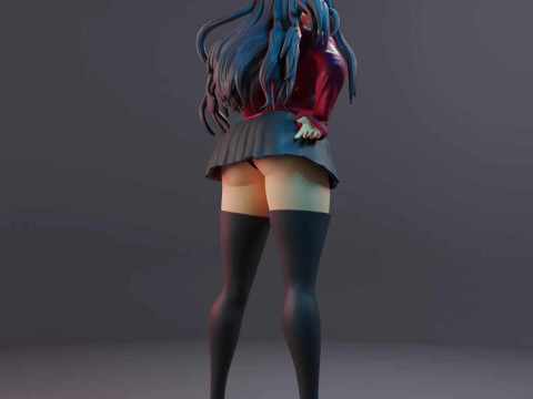 Rin Tohsaka 3D Print Model
