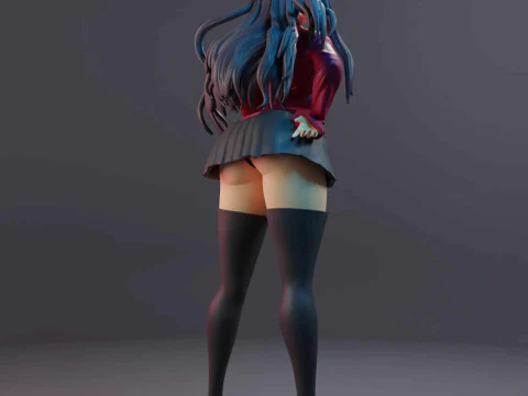 Rin Tohsaka 3D Print Model