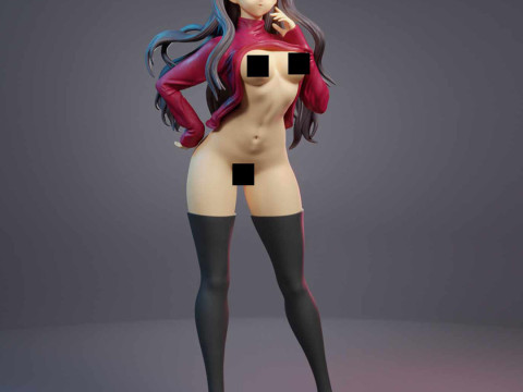 Rin Tohsaka 3D Print Model