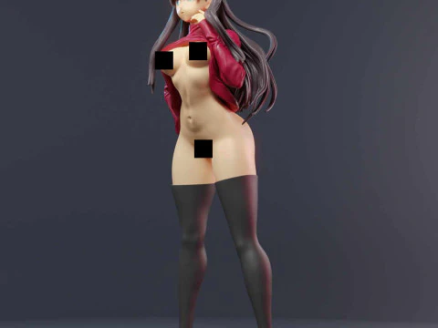 Rin Tohsaka 3D Print Model