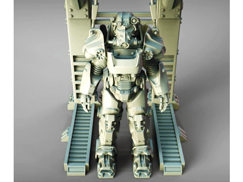 T-60 파워 아머 3D 프린트 모델