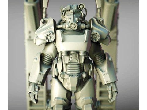 T-60 파워 아머 3D 프린트 모델