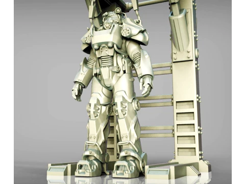 T-60 파워 아머 3D 프린트 모델
