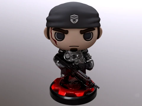Gears of War - Marcus Fenix 3D Print Model