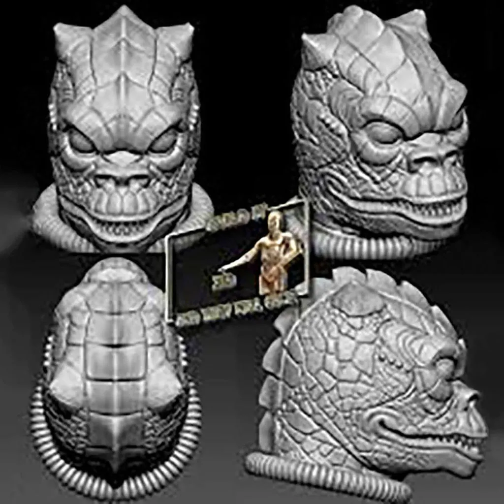 Star Wars Bossk 3D Print Model .c4d .max .obj .3ds .fbx .stl .blend 