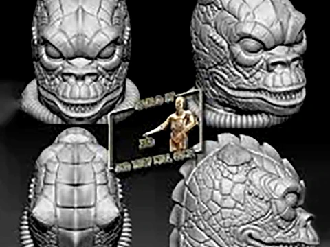 Yıldız Savaşları Bossk 3D Baskı Modeli