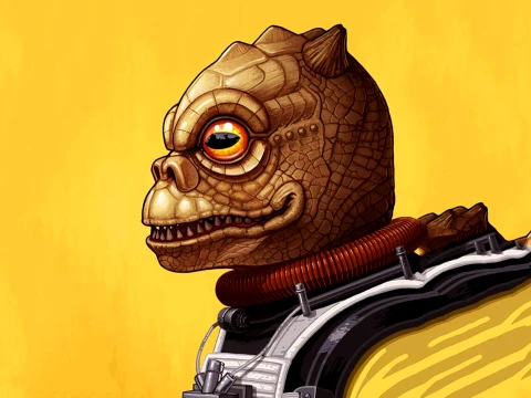 Star Wars Bossk 3D Print Model