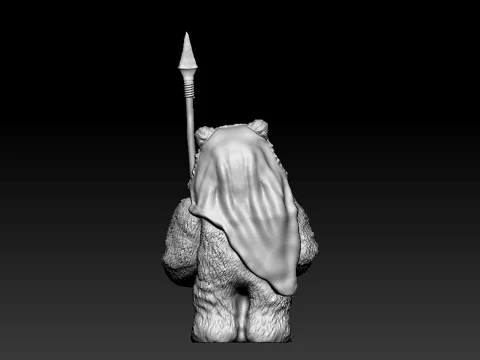 Ewok Star Wars 3D Print Model
