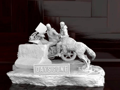 Diorama dei giorni andati Modello di stampa 3D