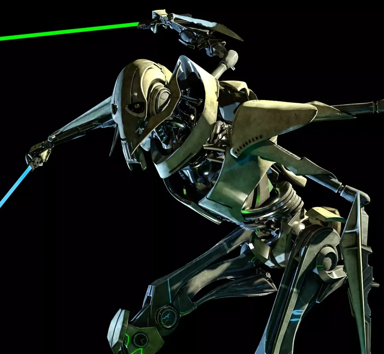 General Grievous 3D Print Model .c4d .max .obj .3ds .fbx .stl .blend 