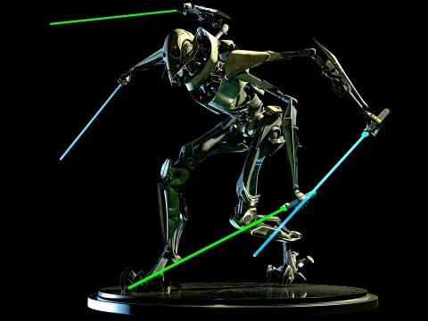 General Grievous 3D Print Model