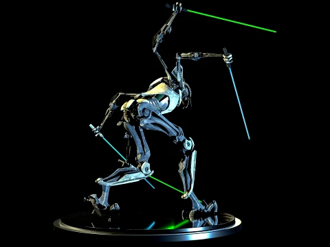 General Grievous 3D Print Model