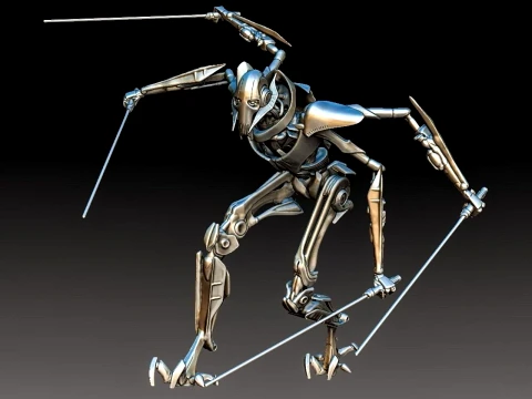 General Grievous 3D Print Model