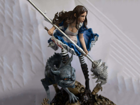 Alice madness return 3D Finger Ready to Print Modèles 3D en vedette
