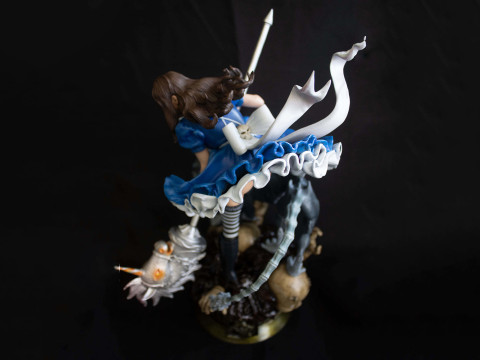 Alice madness return 3D Finger Ready to Print Modèles 3D en vedette