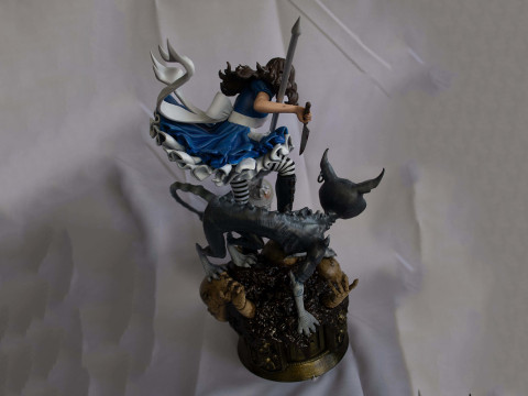 Alice madness return 3D Finger Ready to Print Modèles 3D en vedette