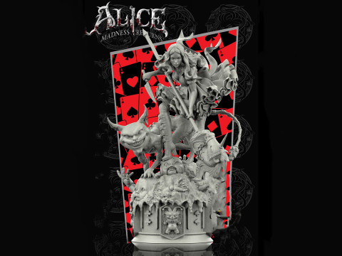 Alice madness return 3D Finger Ready to Print Modèles 3D en vedette